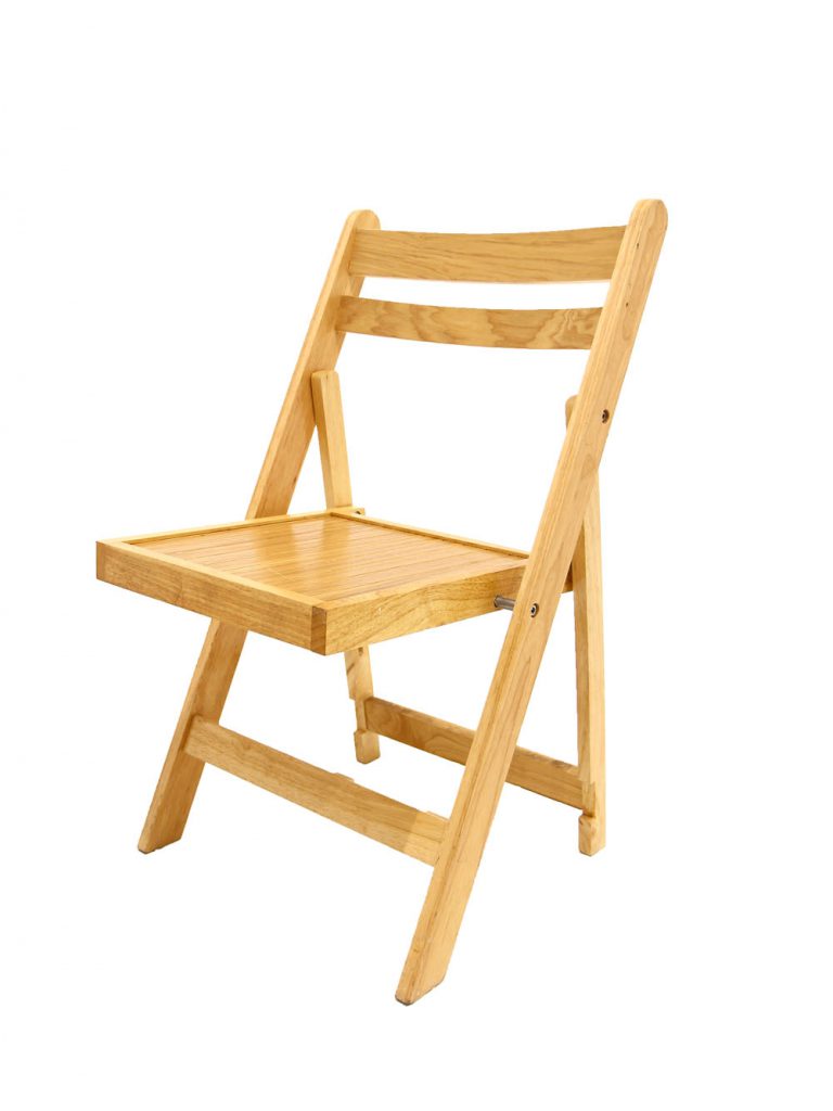 Beech Folding Chair (Indoor Use Only) - Blacks Event Furniture